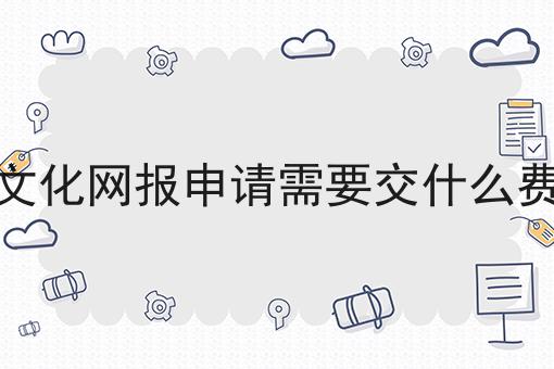 文化网报申请需要交什么费，快看错过就晚了！