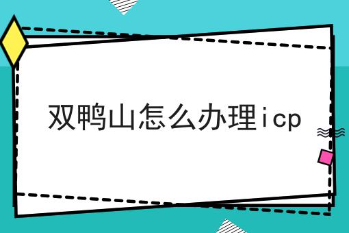 双鸭山怎么办理icp傻傻分不清楚，看完你就懂！