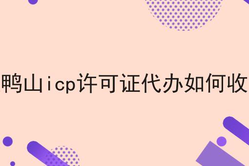 关于双鸭山icp许可证代办如何收费的工作流程与规范，全是干货