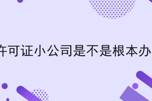 icp许可证小公司是不是根本办不了，带你一起了解！