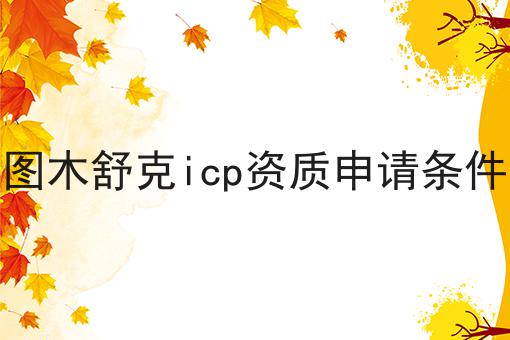 图木舒克icp资质申请条件 图木舒克icp资质申请条件