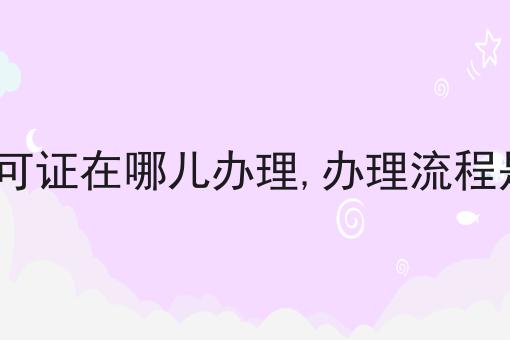 ICP许可证在哪儿办理,办理流程是什么